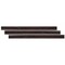 Ackland 0.26 in. T x 94 in. L x 1.77 in. W Midnight Walnut Luxury Vinyl Flooring Trim End Cap Molding AKVTVMIWA-EC - alternate 1